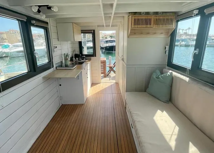 Houseboat Blueseadream Dolphin Casetta Galleggiante 보트호텔 알게로