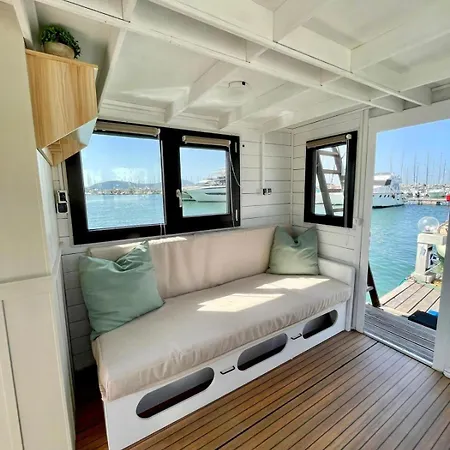 Houseboat Blueseadream Dolphin Casetta Galleggiante Båthotell